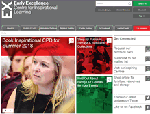 Tablet Screenshot of earlyexcellence.com